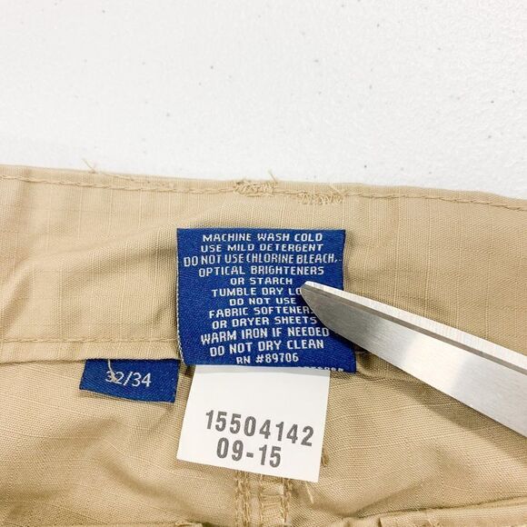 Propper BDU Pants Mens 32 Tan Combat Trousers Outdoor Hiking Camping Fish 32x27 - Picture 13 of 16